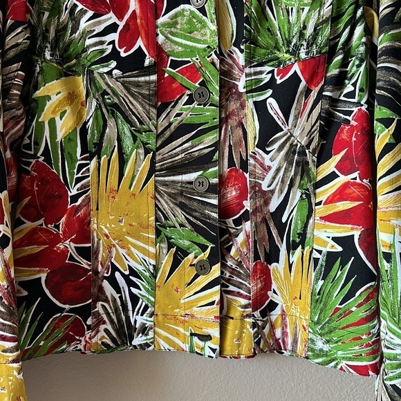 ADDITIONS BY CHICO’S Tropical Print Jean Jacket - Picture 4 of 8